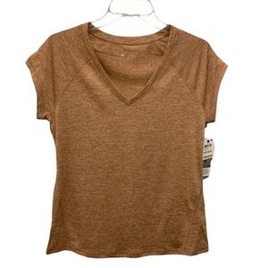 ID Ideology Performance Heathered Tee light orange size medium new with tags!